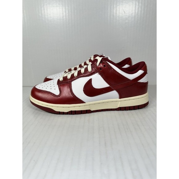 NEW Nike Dunk Low Premium Vintage Red FJ4555-100 - Picture 3 of 8